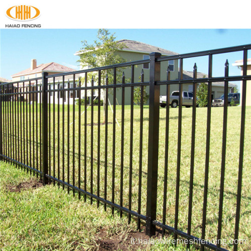 Pannelli di recinzione in metallo in metallo con rivestimento in polvere